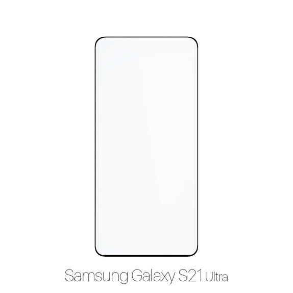 FixPremium FullCover Glass - Verre trempé 3D pour Samsung Galaxy S21 Ultra