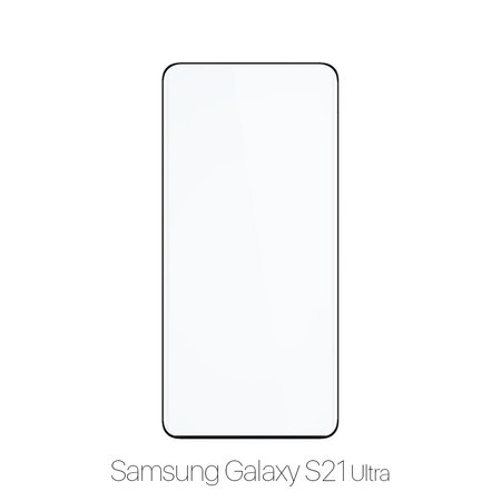 FixPremium FullCover Glass - Verre trempé 3D pour Samsung Galaxy S21 Ultra