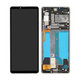 Sony Xperia 10 IV XQCC54 - Écran LCD + Écran tactile + Cadre (Blanc) - A5047174A Genuine Service Pack