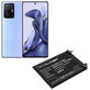 Batterie pour Xiaomi 11T Pro, 2500mAh, Li-Pol, 7.74 V, BM58, HQ