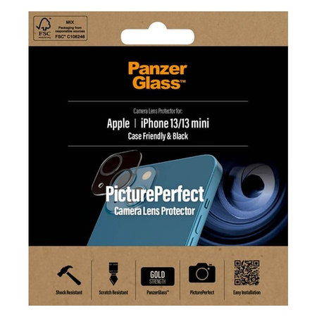 PanzerGlass - Couvercle de Protection d'Objectif d'Appareil PicturePerfect pour iPhone 13 mini & 13, transparent