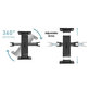 SBS - Support pour Headrest Mount Pro pour smartphone et tablette jusqu'à 12,9", noir