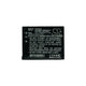 Panasonic Lumix DMC-TZ1, TZ2, TZ3, TZ4, TZ5, TZ11, TZ15, TZ50 - Batterie CGA-S007 / CGR-S007 Li-Ion 1000mAh HQ