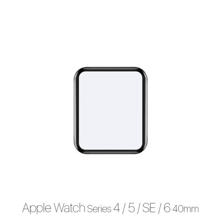 FixPremium Protecteur de montre - Plexiglas pour Apple Watch 4, 5, 6, SE (1ère génération) et SE (2ème génération) (40 mm)