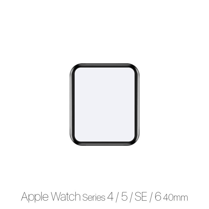 FixPremium Protecteur de montre - Plexiglas pour Apple Watch 4, 5, 6, SE (1ère génération) et SE (2ème génération) (40 mm)