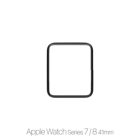 FixPremium Protecteur de montre - Plexiglas pour Apple Watch 7 & 8 (41 mm)