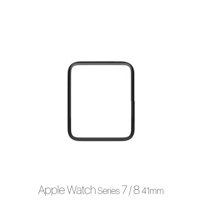 FixPremium Protecteur de montre - Plexiglas pour Apple Watch 7 & 8 (41 mm)