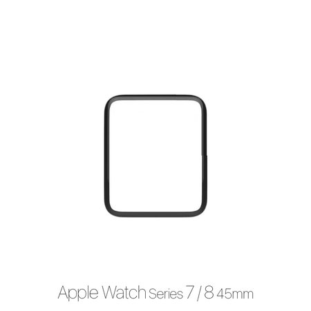 FixPremium Protecteur de montre - Plexiglas pour Apple Watch 7 & 8 (45 mm)