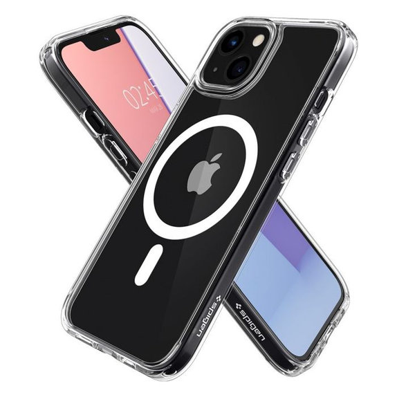 Spigen - Coque Ultra Hybrid s MagSafe pour iPhone 13, blanc