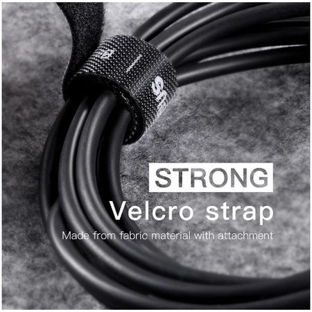 Baseus - Organisateur de câbles - Ruban de câble (3m), rouge