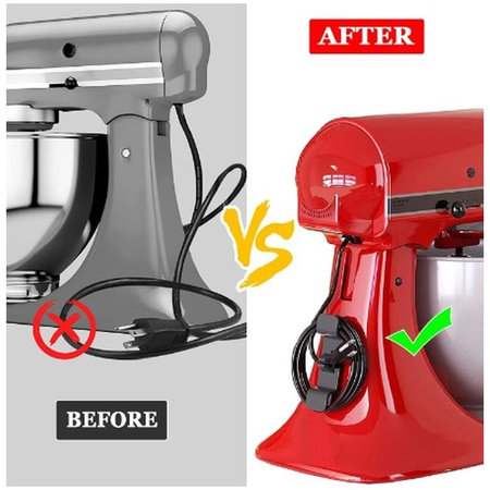 FixPremium - Organiseur de câbles - Clips - Lot de 3, transparent