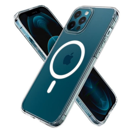 Spigen - Coque Ultra Hybrid s MagSafe pour iPhone 12 Pro Max, blanc