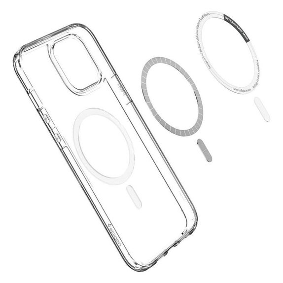 Spigen - Coque Ultra Hybrid s MagSafe pour iPhone 12 Pro Max, blanc