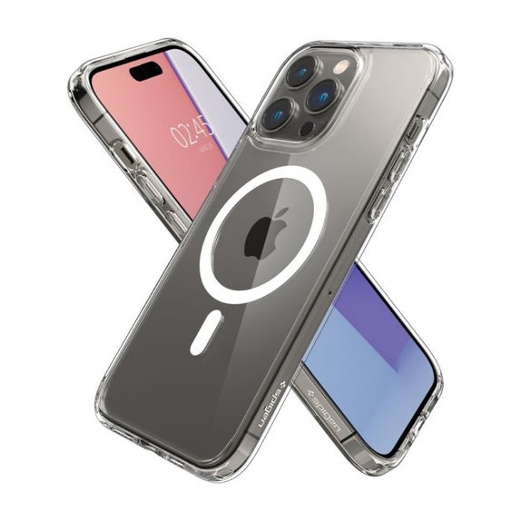 Spigen - Coque Ultra Hybrid s MagSafe pour iPhone 14 Pro Max, blanc
