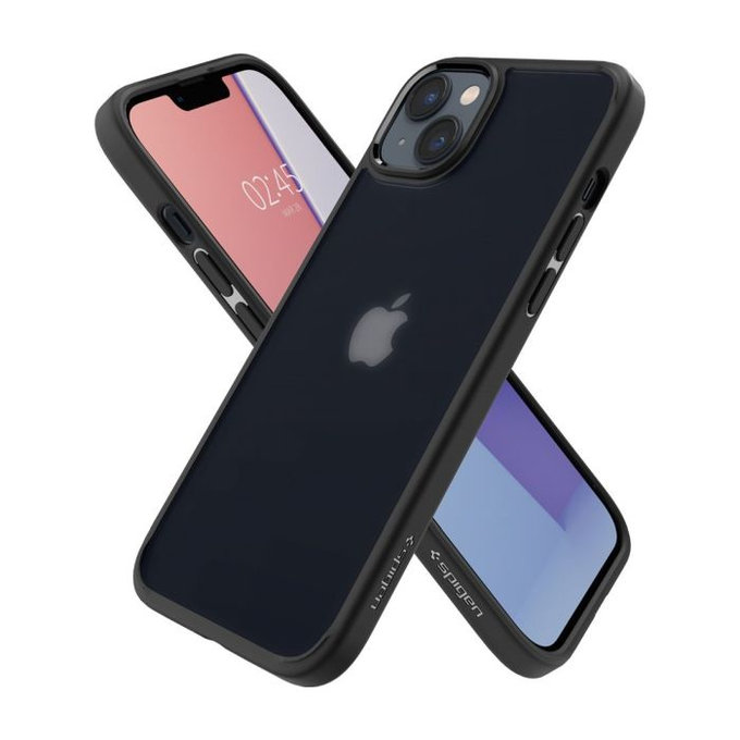 Spigen - Coque Ultra Hybride pour iPhone 14 Plus, Noir Givré