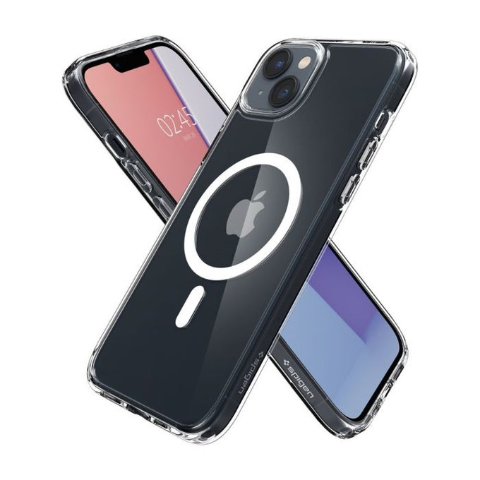 Spigen - Coque Ultra Hybrid s MagSafe pour iPhone 14 Plus, blanc