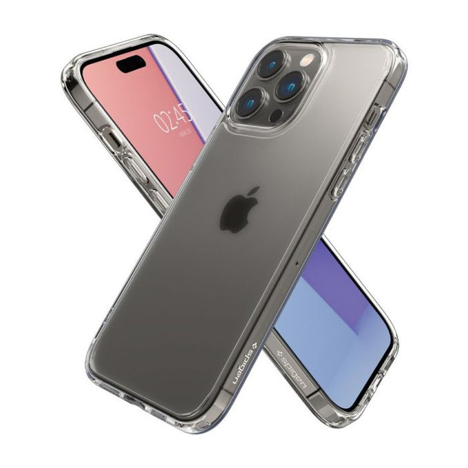 Spigen - Coque Ultra Hybride pour iPhone 14 Pro, Frost Clear