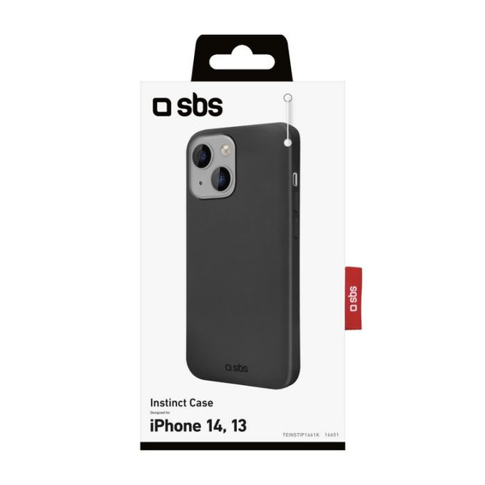 SBS - Coque Instinct pour iPhone 14/13, noir