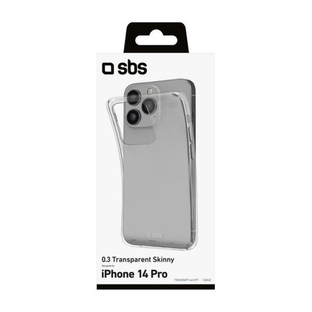 SBS - Coque Skinny pour iPhone 14 Pro, transparente