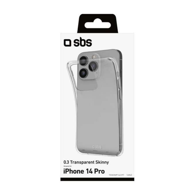 SBS - Coque Skinny pour iPhone 14 Pro, transparente