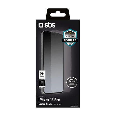 SBS - Verre trempé pour iPhone 14 Pro, transparent