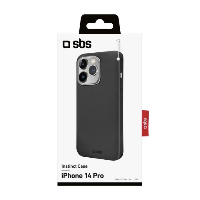 SBS - Étui Instinct pour iPhone 14 Pro, noir