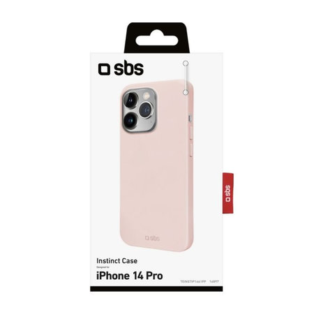 SBS - Coque Instinct pour iPhone 14 Pro, rose
