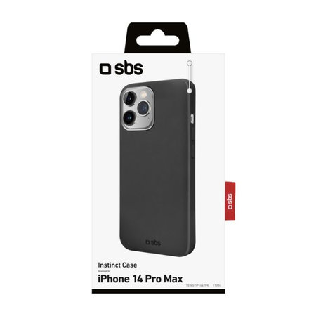 SBS - Coque Instinct pour iPhone 14 Pro Max, noir