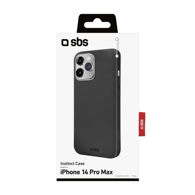SBS - Coque Instinct pour iPhone 14 Pro Max, noir