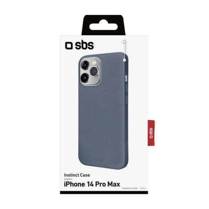 SBS - Coque Instinct pour iPhone 14 Pro Max, bleu