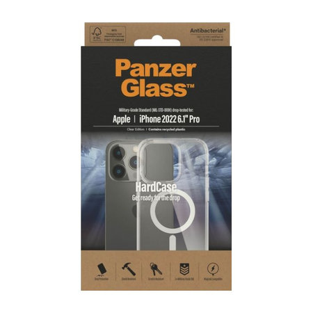 PanzerGlass - Étui HardCase s MagSafe pour iPhone 14 Pro