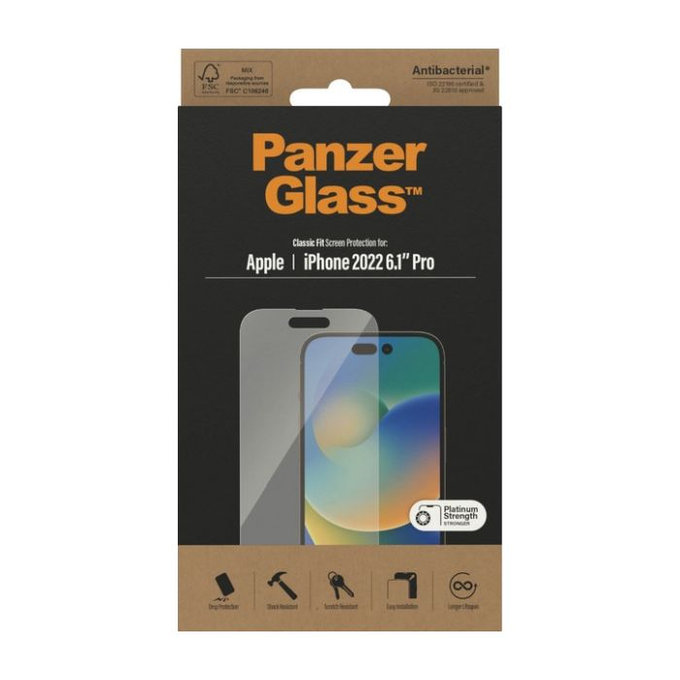 PanzerGlass - Verre Trempé AB pour iPhone 14 Pro