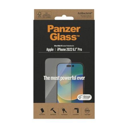 PanzerGlass - Verre Trempé UWF AB pour iPhone 14 Pro
