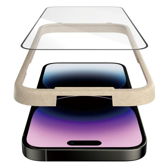 PanzerGlass - Verre Trempé UWF avec un applicateur pour iPhone 14 Pro Max, noir