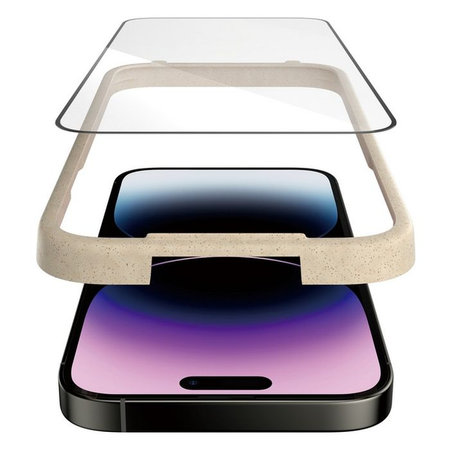 PanzerGlass - Verre Trempé UWF avec un applicateur pour iPhone 14 Pro Max, noir