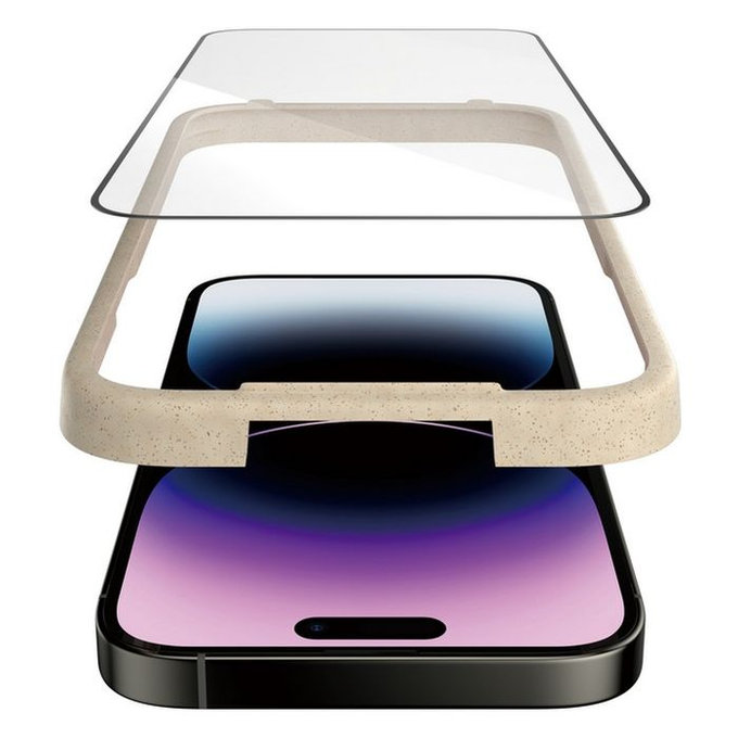 PanzerGlass - Verre Trempé UWF avec un applicateur pour iPhone 14 Pro Max, noir