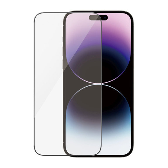 Verre trempé UWF Anti-Reflective AB avec applicateur pour iPhone 14 Pro Max, Noir, PanzerGlass