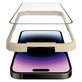Verre trempé UWF Anti-Reflective AB avec applicateur pour iPhone 14 Pro Max, Noir, PanzerGlass