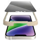 Verre trempé UWF Privacy AB avec applicateur pour iPhone 14 Plus/13 Pro Max, Noir, PanzerGlass