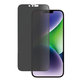 Verre trempé UWF Privacy AB avec applicateur pour iPhone 14 Plus/13 Pro Max, Noir, PanzerGlass