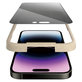 Verre trempé UWF Privacy AB avec applicateur pour iPhone 14 Pro Max, Noir, PanzerGlass