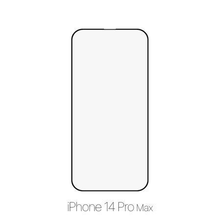 FixPremium FullCover Glass - Verre trempé pour iPhone 14 Pro Max