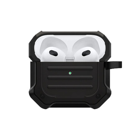 FixPremium - Étui incassable pour AirPods 3, noir