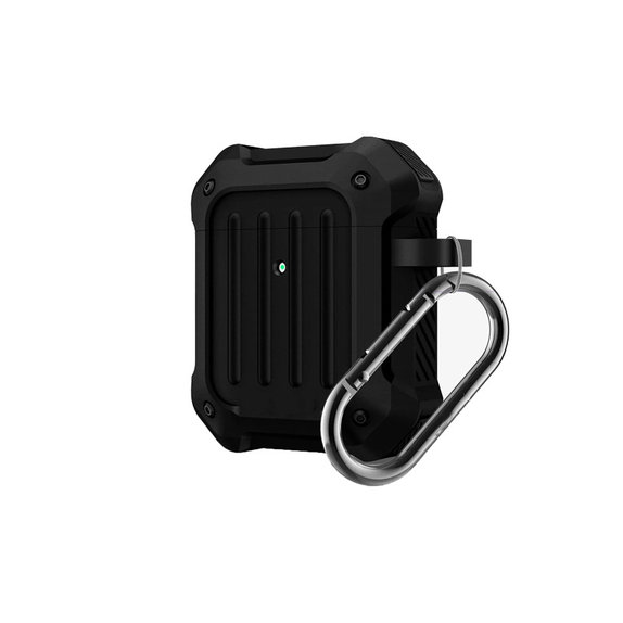 FixPremium - Étui incassable pour AirPods 1 & 2, noir