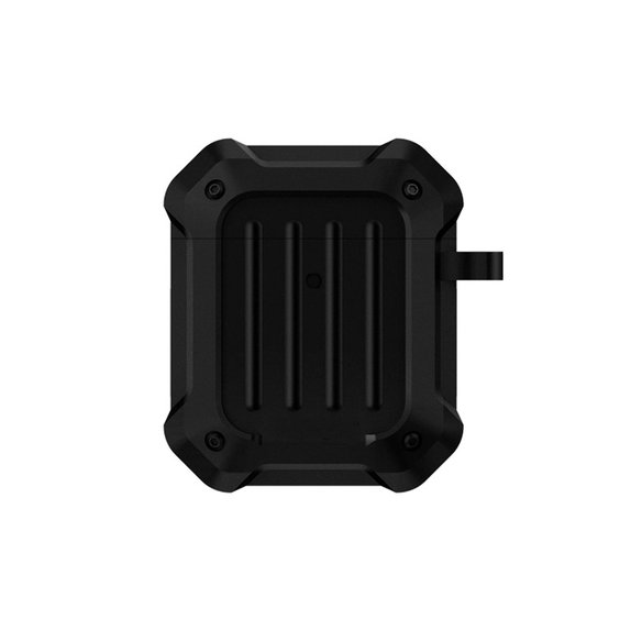 FixPremium - Étui incassable pour AirPods 1 & 2, noir