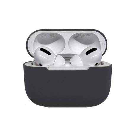 FixPremium - Étui en silicone pour AirPods Pro, gris sidéral