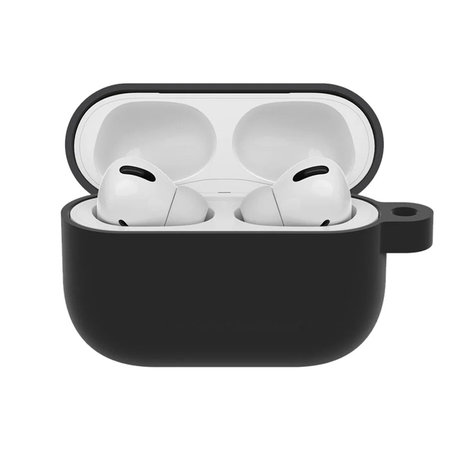 FixPremium - Mousqueton pour étui en silicone pour AirPods Pro, noir