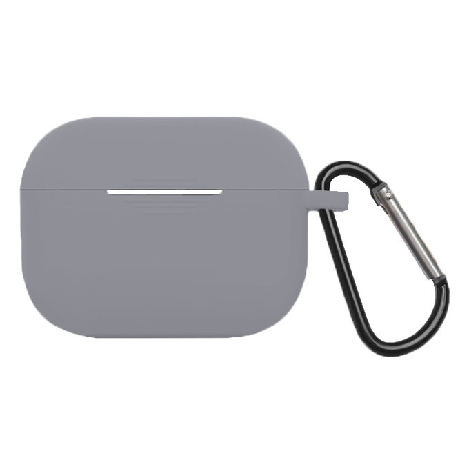 FixPremium - Mousqueton pour étui en silicone pour AirPods Pro, space grey