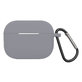 FixPremium - Mousqueton pour étui en silicone pour AirPods Pro, space grey