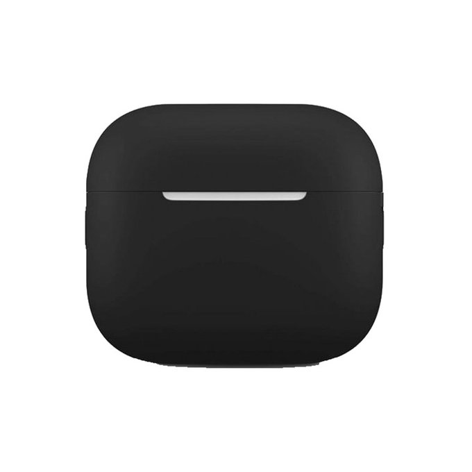 FixPremium - Étui en silicone pour AirPods 3, noir